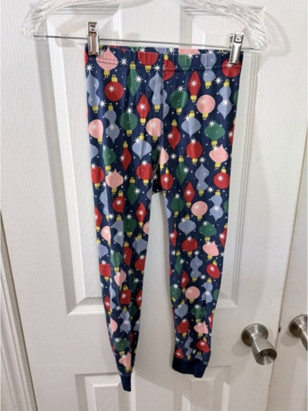 Hanna Andersson Kid Christmas Pajama Pants Size 6/7 Shine Bright